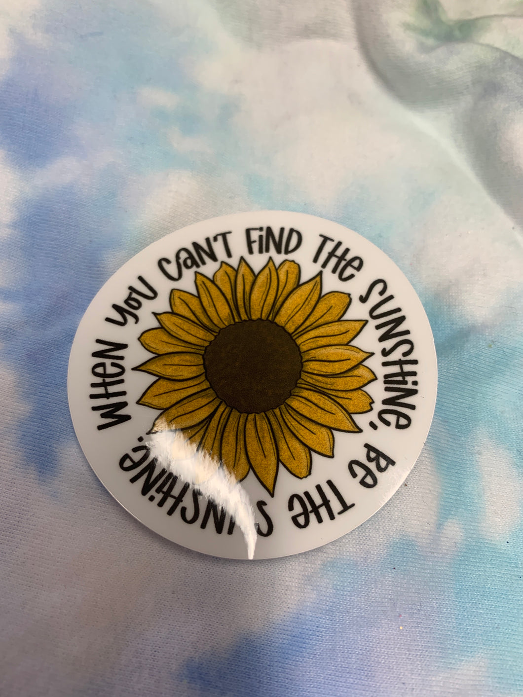 Be the sunshine vinyl sticker free shipping - Main glitter site 