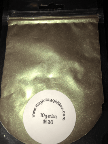 Mica M30 High Pearl Greenish Brown 10g - Main glitter site 