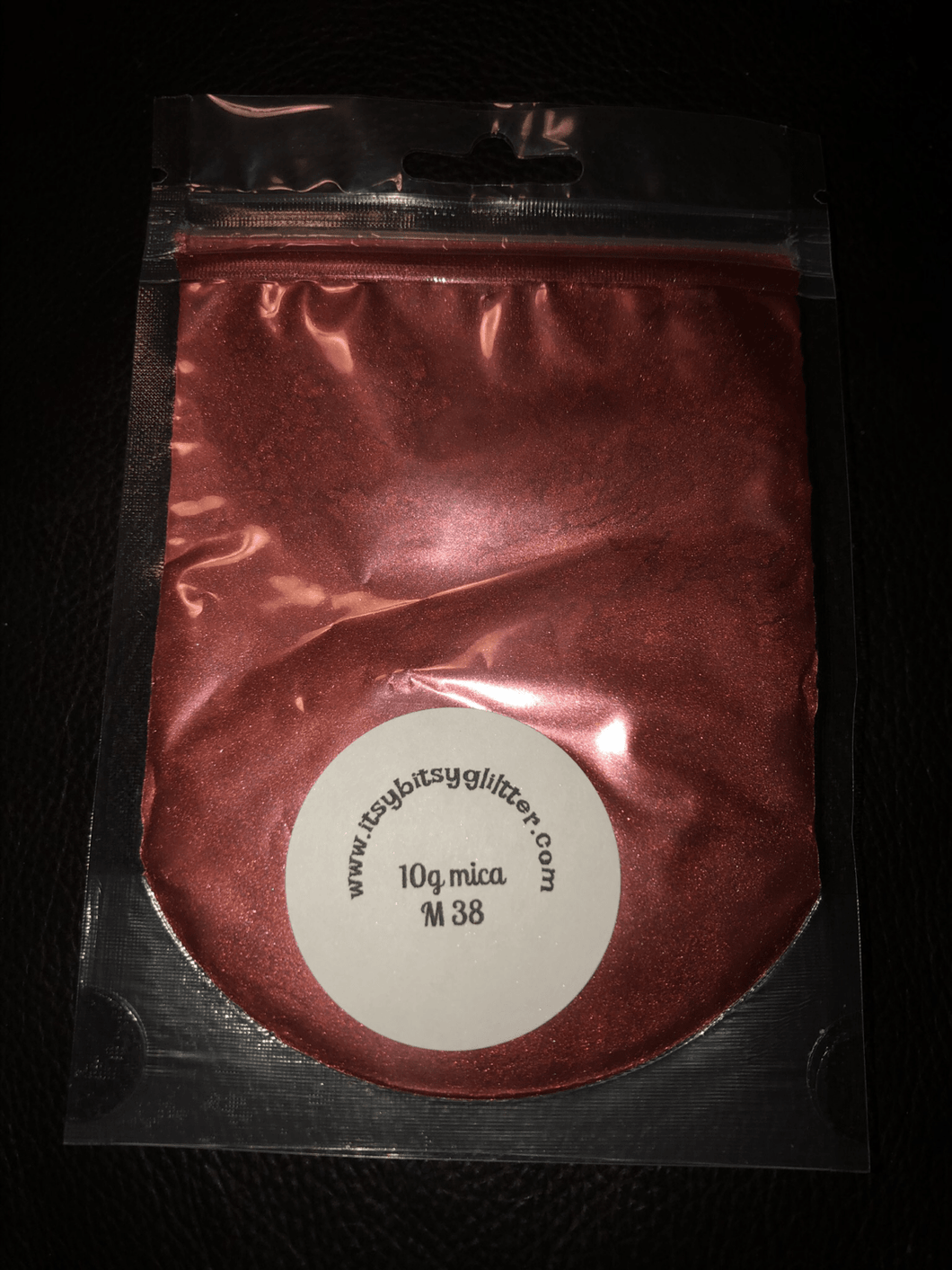 Mica M38 Merlot Pearl 10g - Main glitter site 