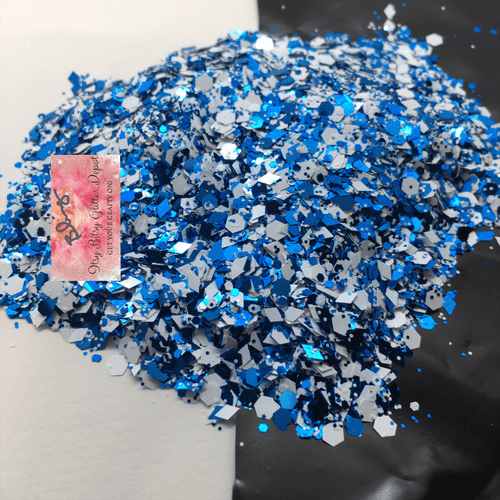 Bleu chunky mixer - Main glitter site 