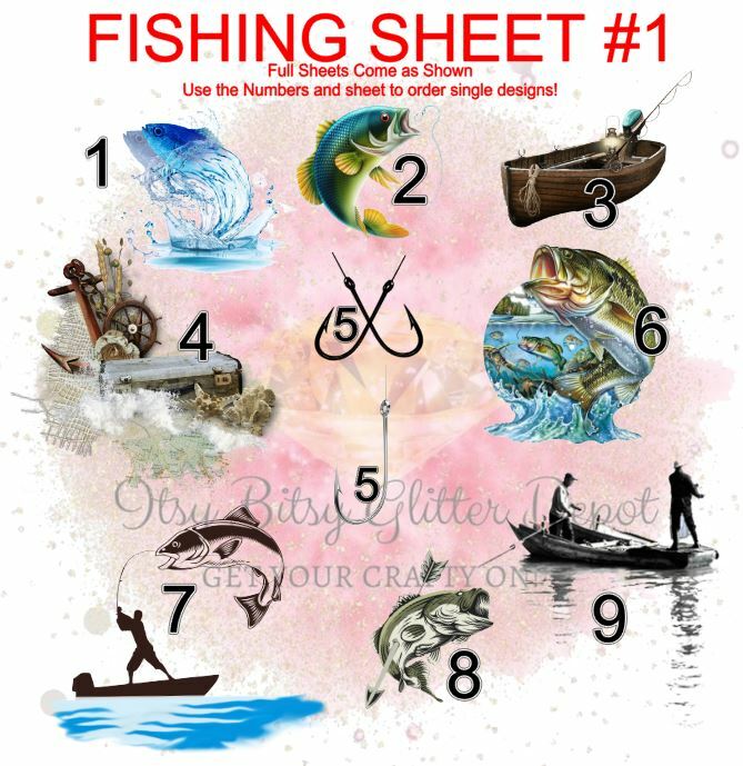 Fishing Full Clear Sheet - Main glitter site 