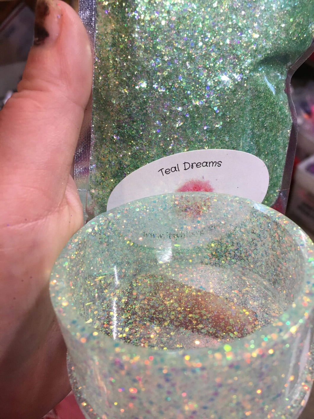 Teal Dream - Main glitter site 