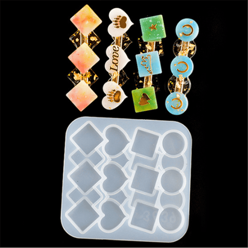 Mold for 3 barretts multi shape  w hardware - Main glitter site 