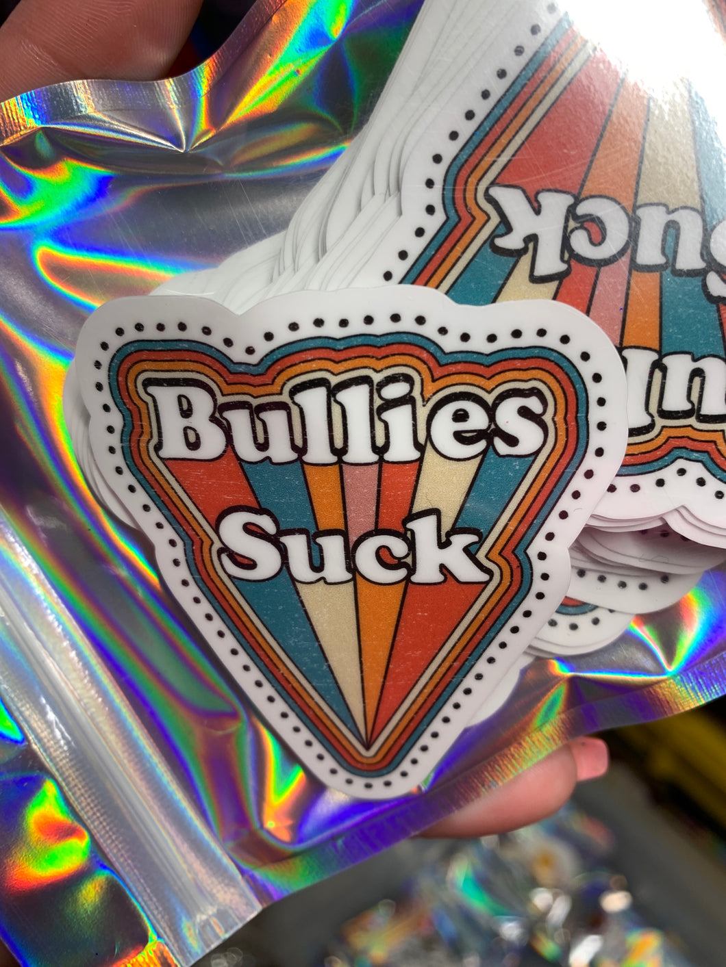 Retro bullies suck vinyl free shipping - Main glitter site 