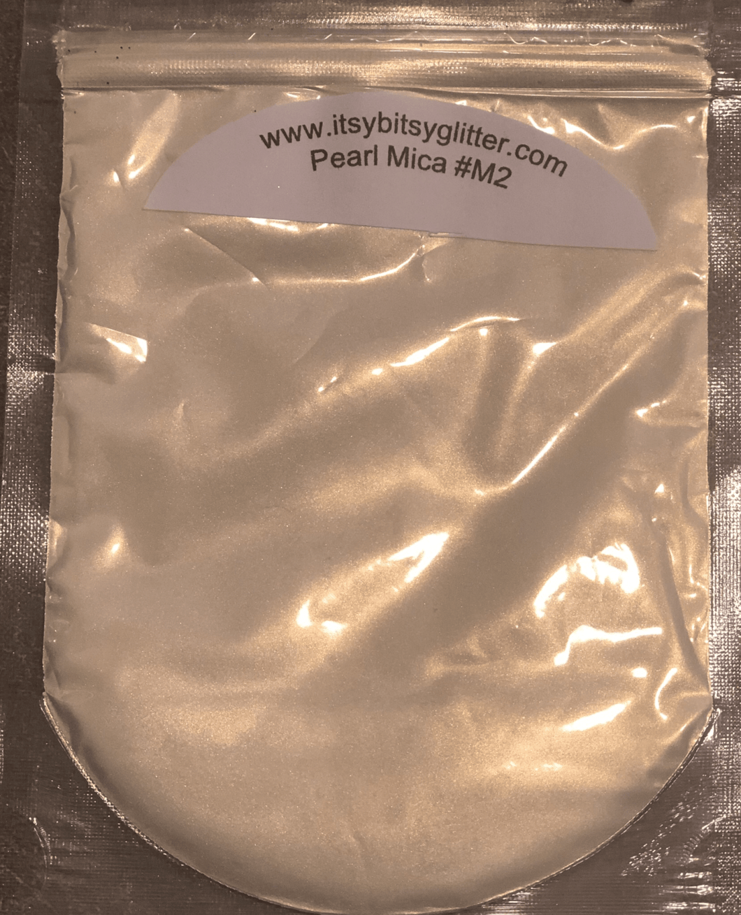 Mica M2 off white pure pigment - Main glitter site 