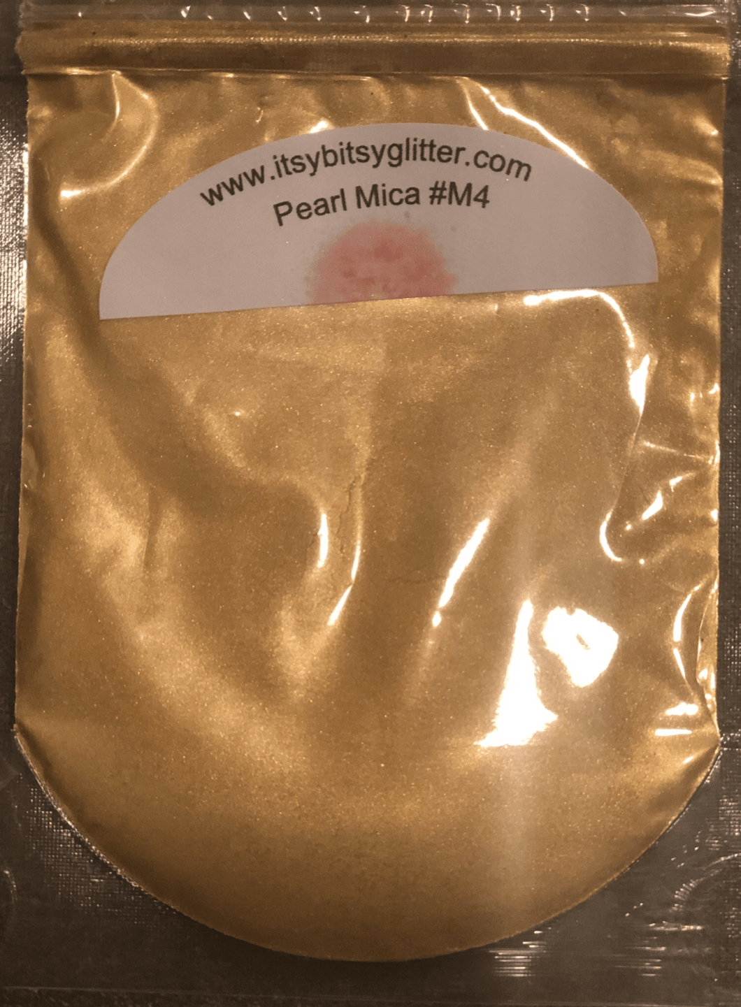 Mica M4 gold yellow pearl pigment - Main glitter site 