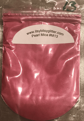 Mica M13 amazing pink pearl pigment - Main glitter site 