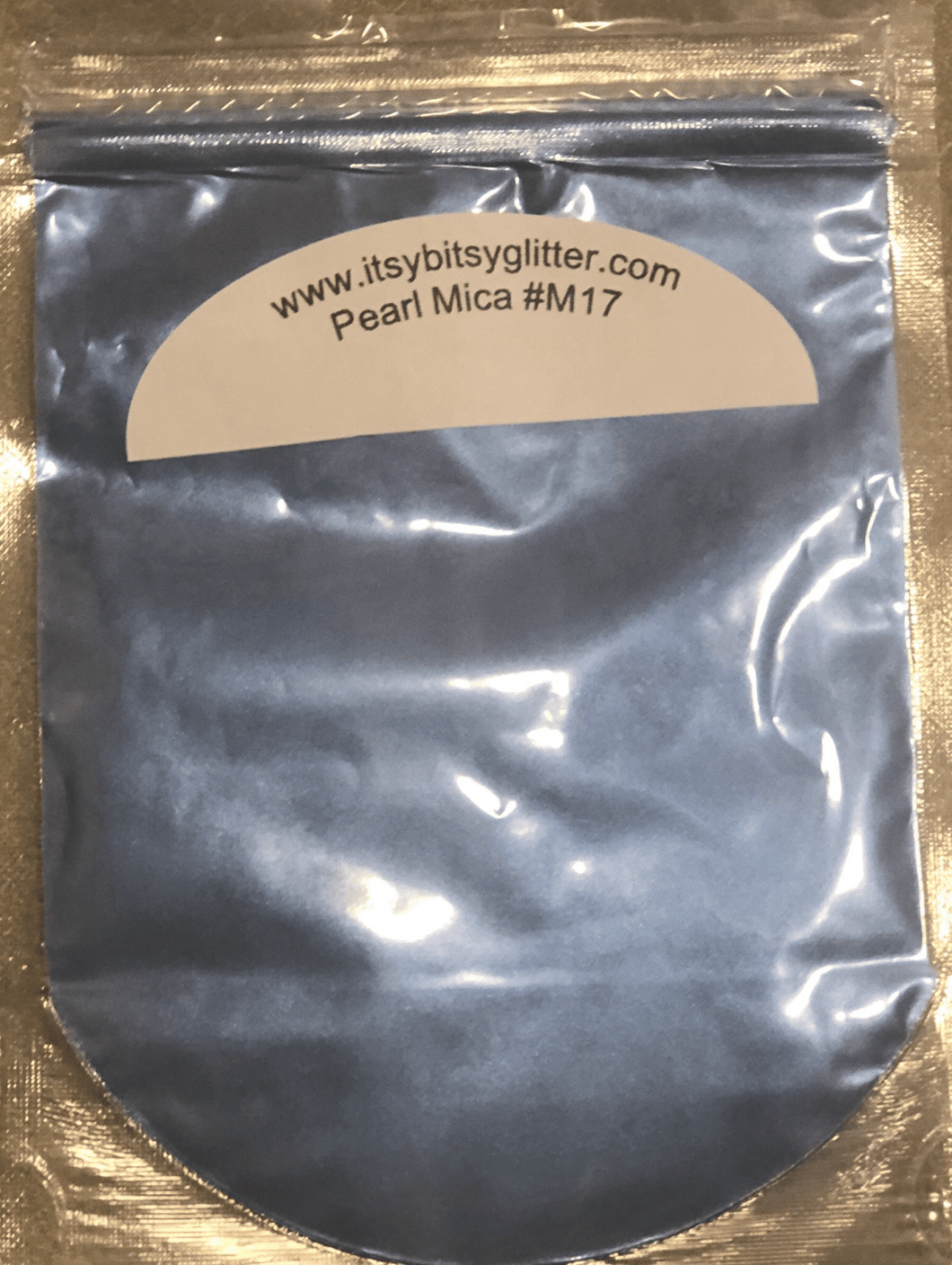 Mica M17 medium blue pearl pigment - Main glitter site 