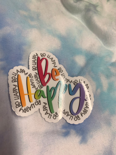 Be happy vinyl free shipping - Main glitter site 