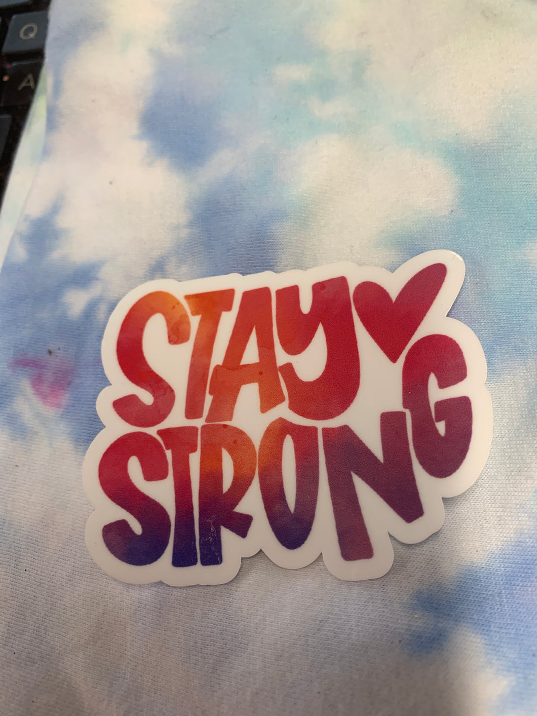 Stay strong vinyl free shipping - Main glitter site 