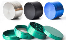 Load image into Gallery viewer, Grinder metal smooth top herb 40mm BLUE - Main glitter site 

