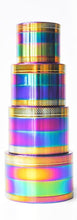 Load image into Gallery viewer, Grinder metal smooth top herb 40mm Rainbow - Main glitter site 
