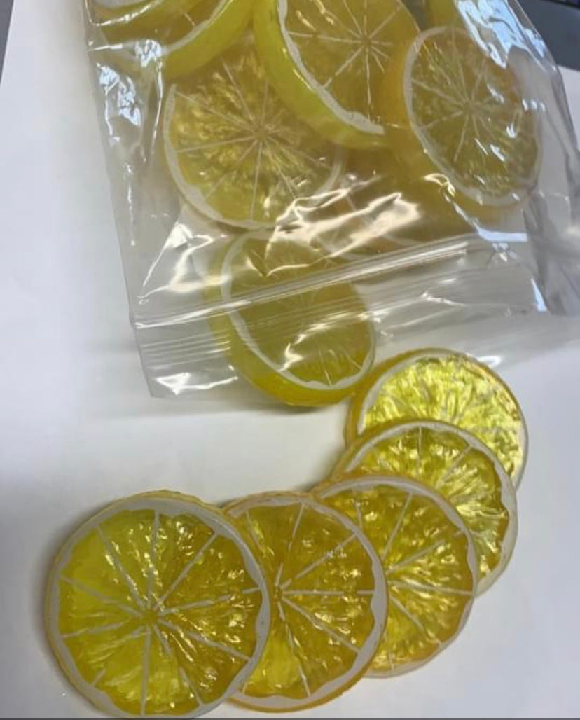 Resin HOllow lemon slice 5 pc - Main glitter site 