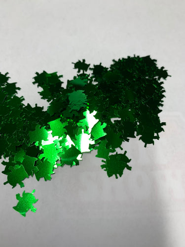 Little green alien shapes - Main glitter site 
